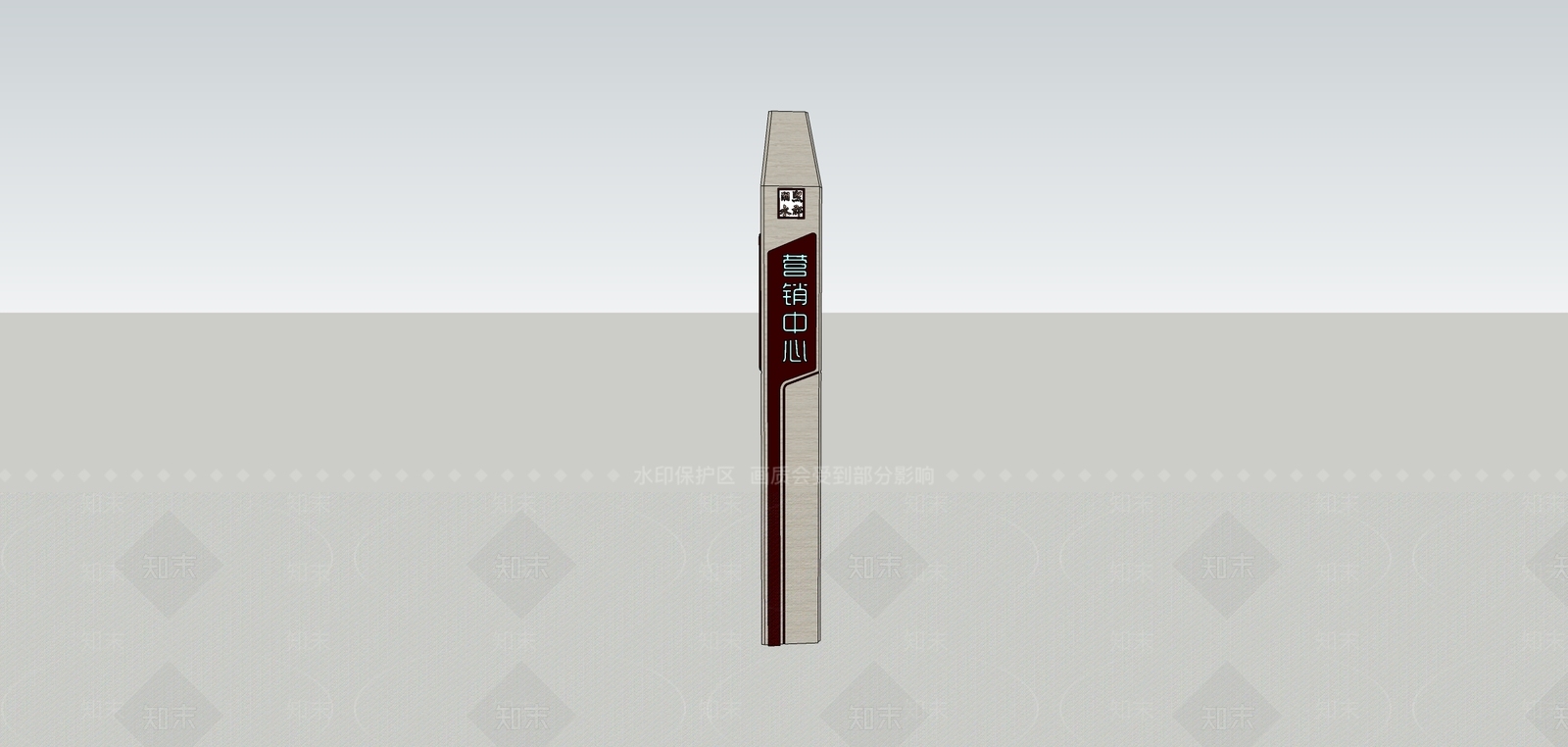 现代小区景观SU模型下载【ID:1201137971】