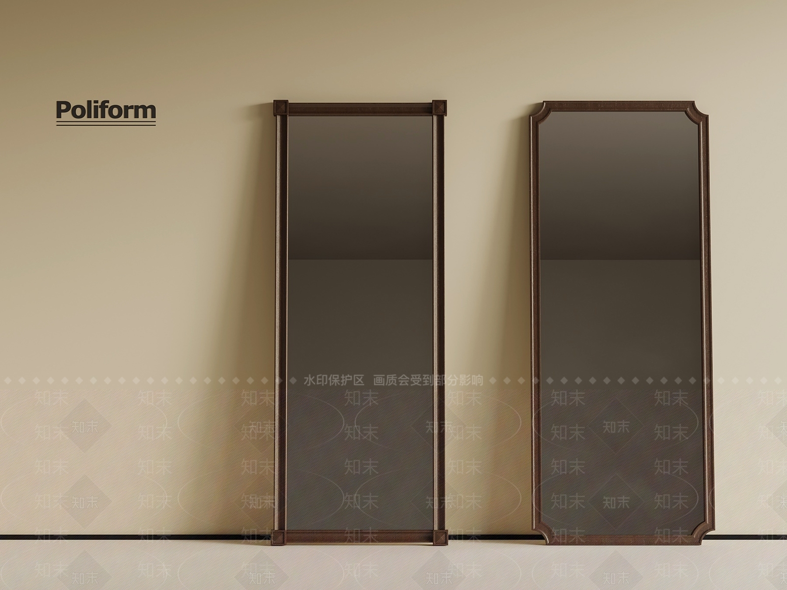 新中式镜子SU模型下载【ID:1201141731】