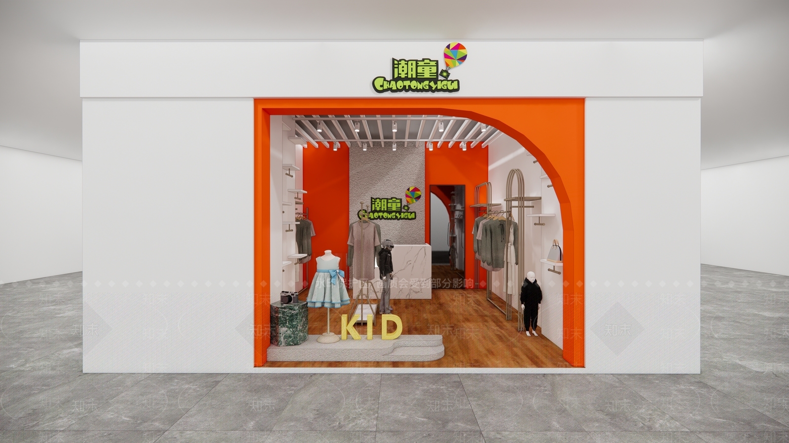 现代服装店SU模型下载【ID:1201145949】