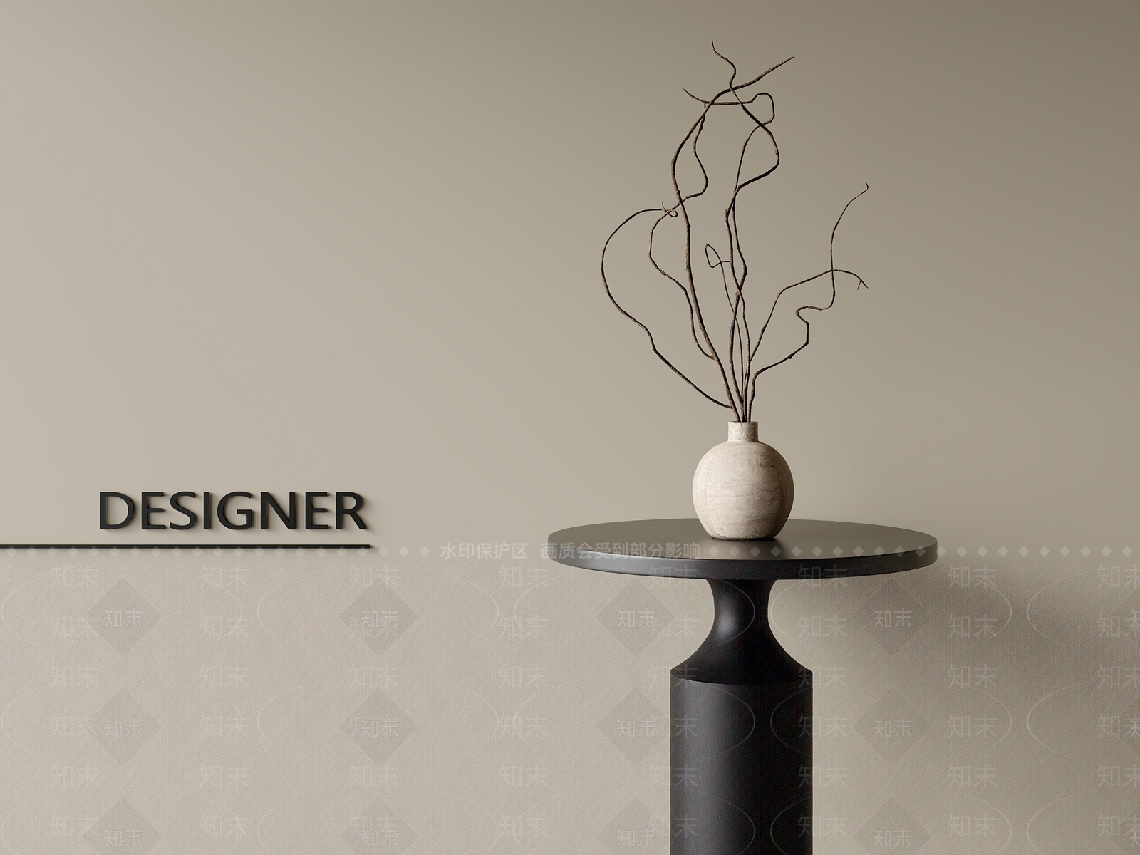 中古绿植摆件3D模型下载【ID:1201147394】