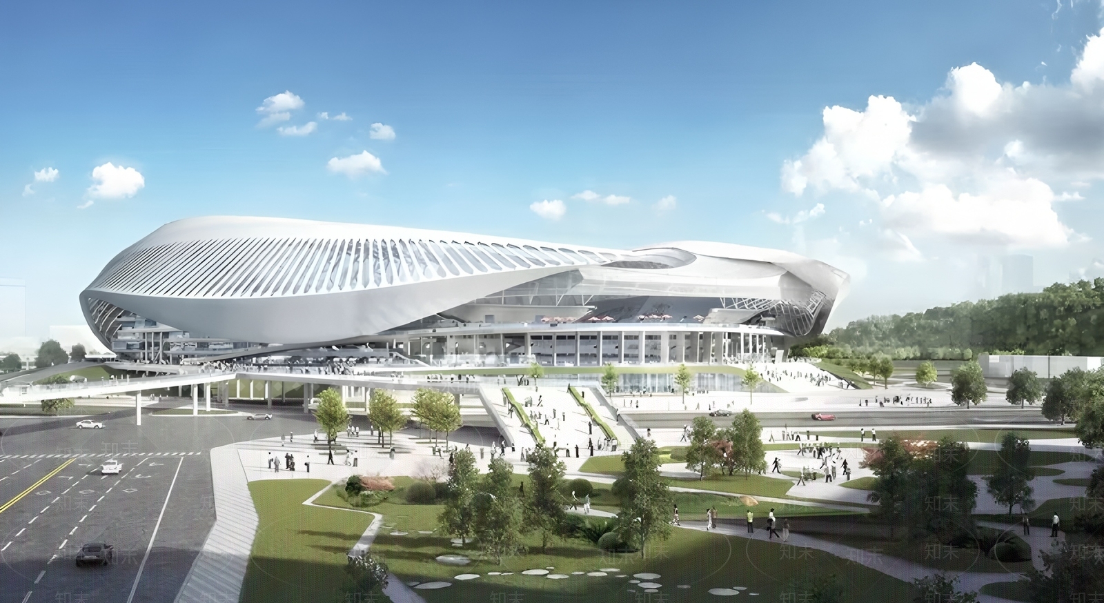 体育馆SU模型下载【ID:1201149317】