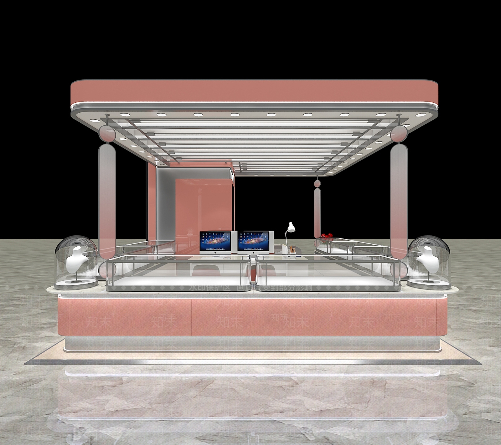 现代珠宝店3D模型下载【ID:1201148762】