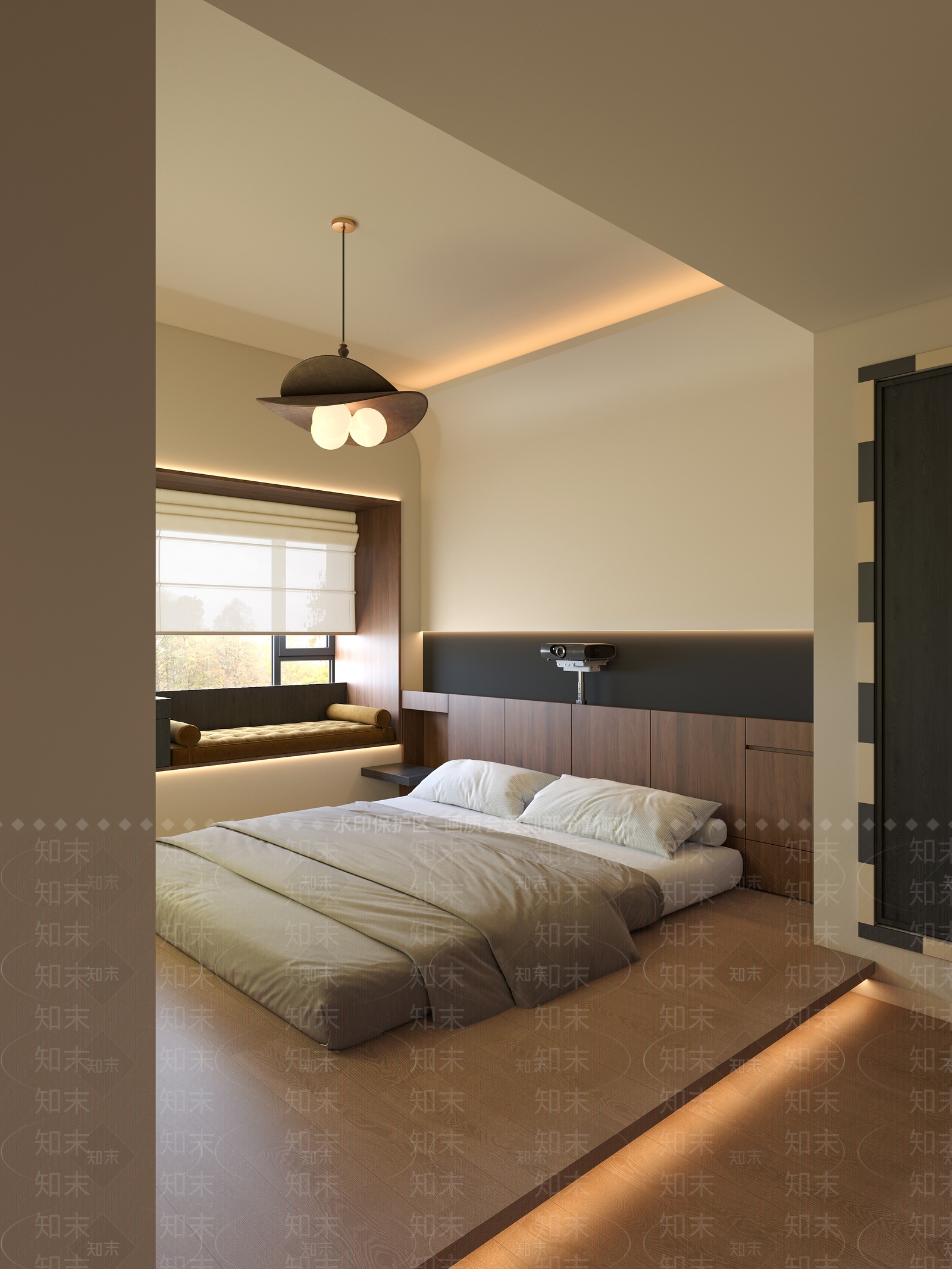 美式影音室3D模型下载【ID:1215192966】