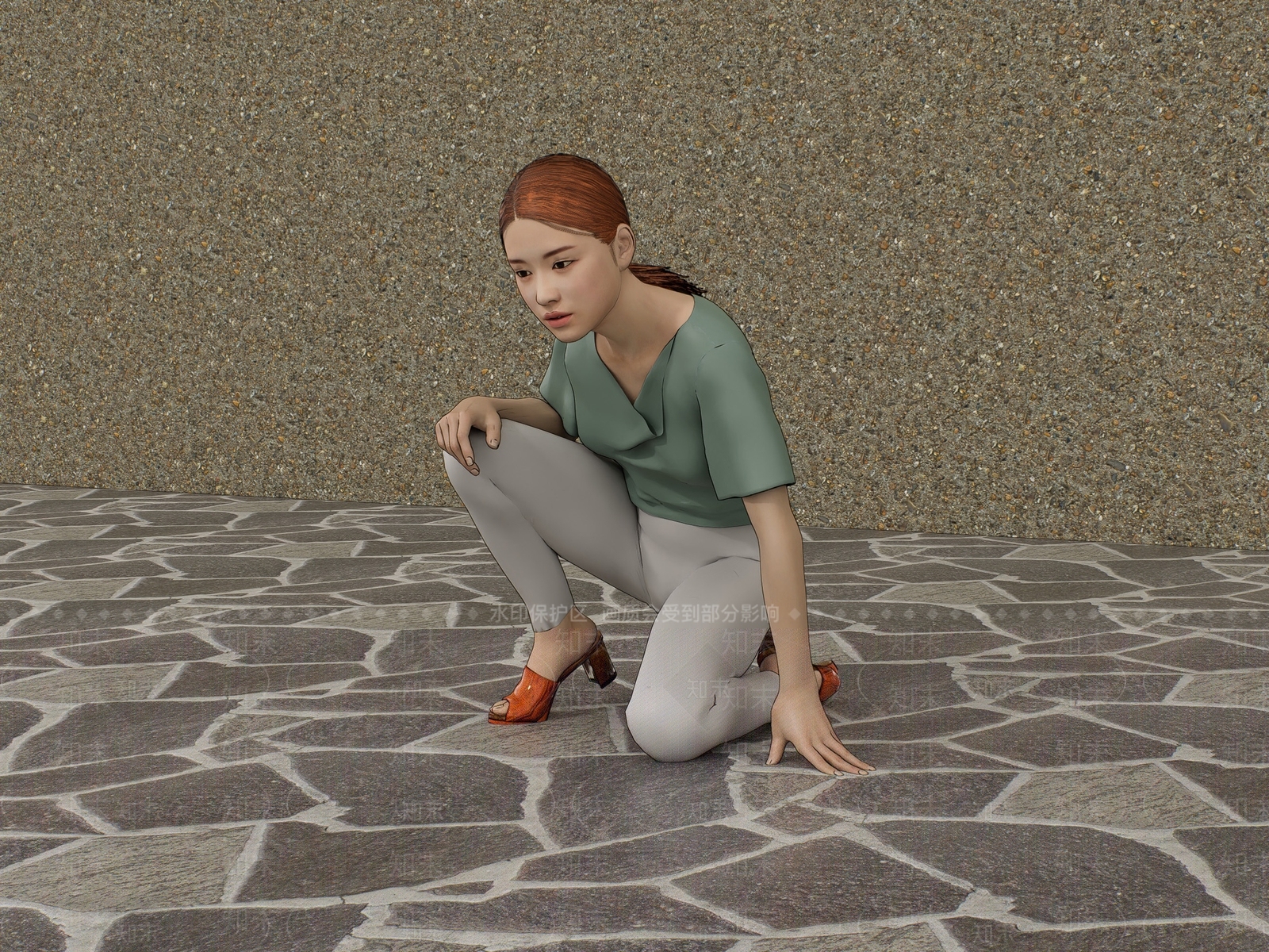 女人SU模型下载【ID:1201150646】