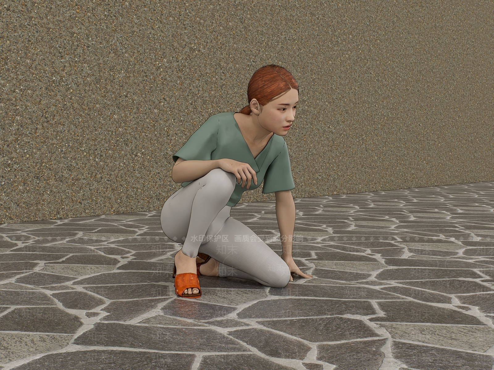 女人SU模型下载【ID:1201150646】
