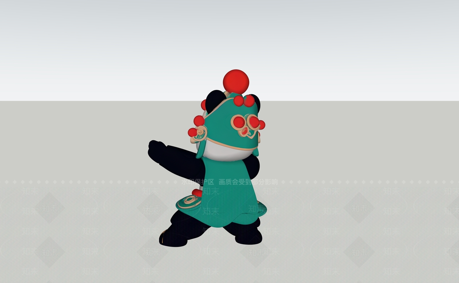 现代雕塑SU模型下载【ID:1201151760】