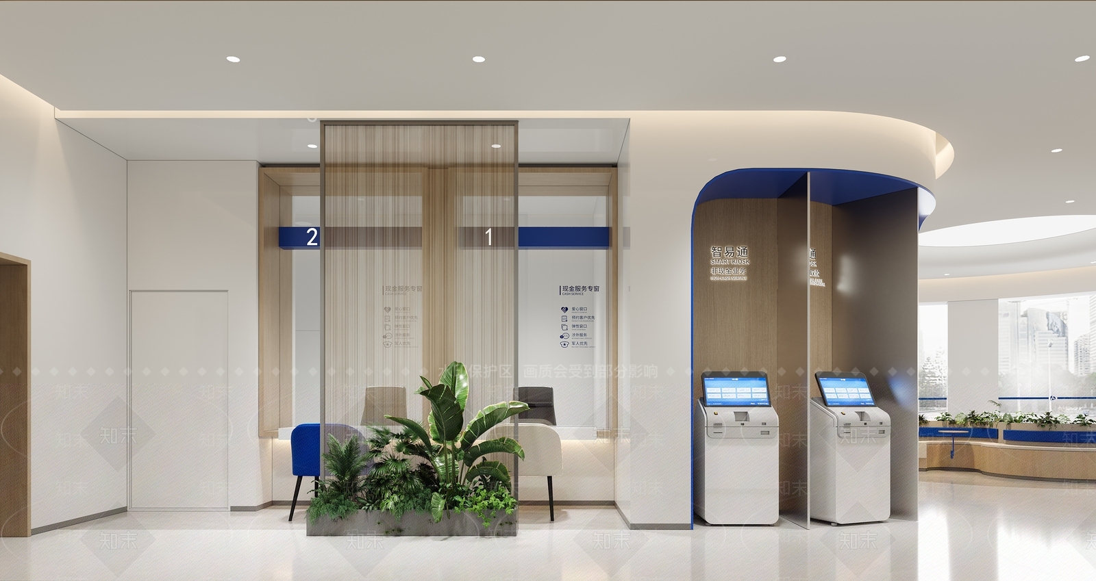 现代银行3D模型下载【ID:1201153263】