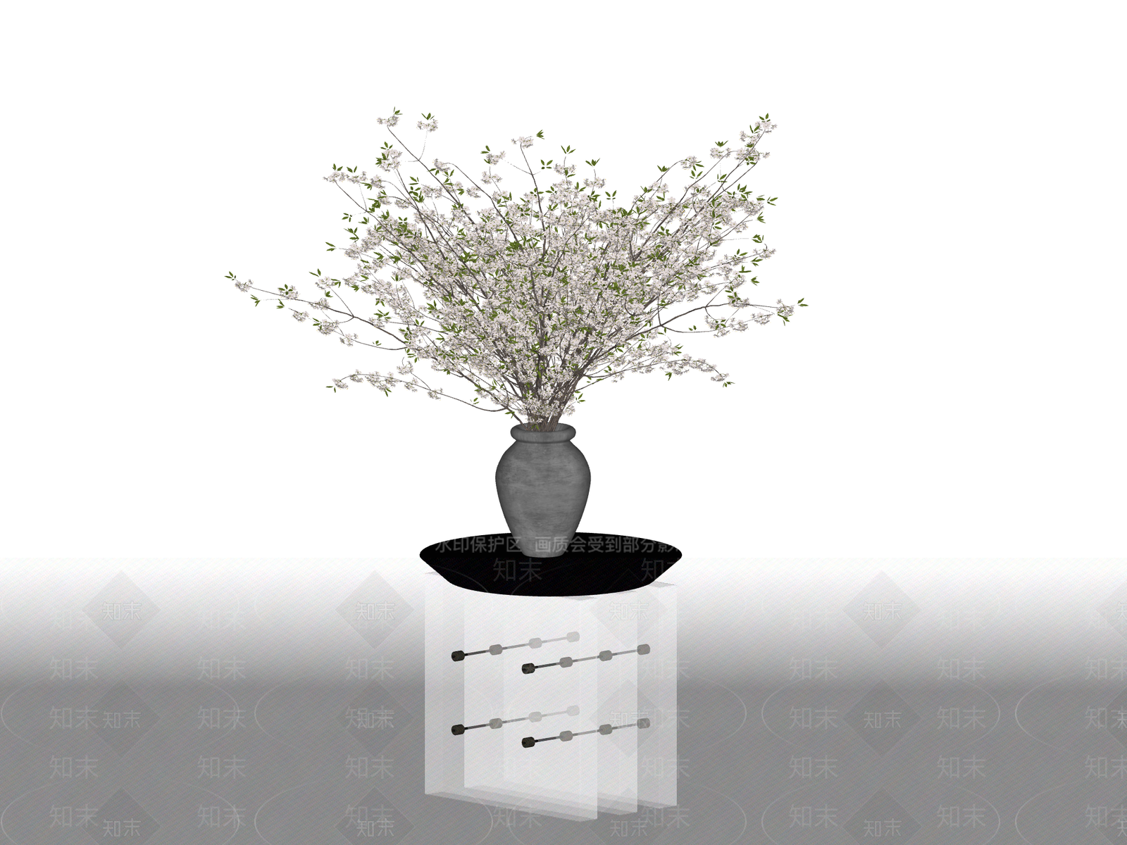 现代简约茶几SU模型下载【ID:1201157925】
