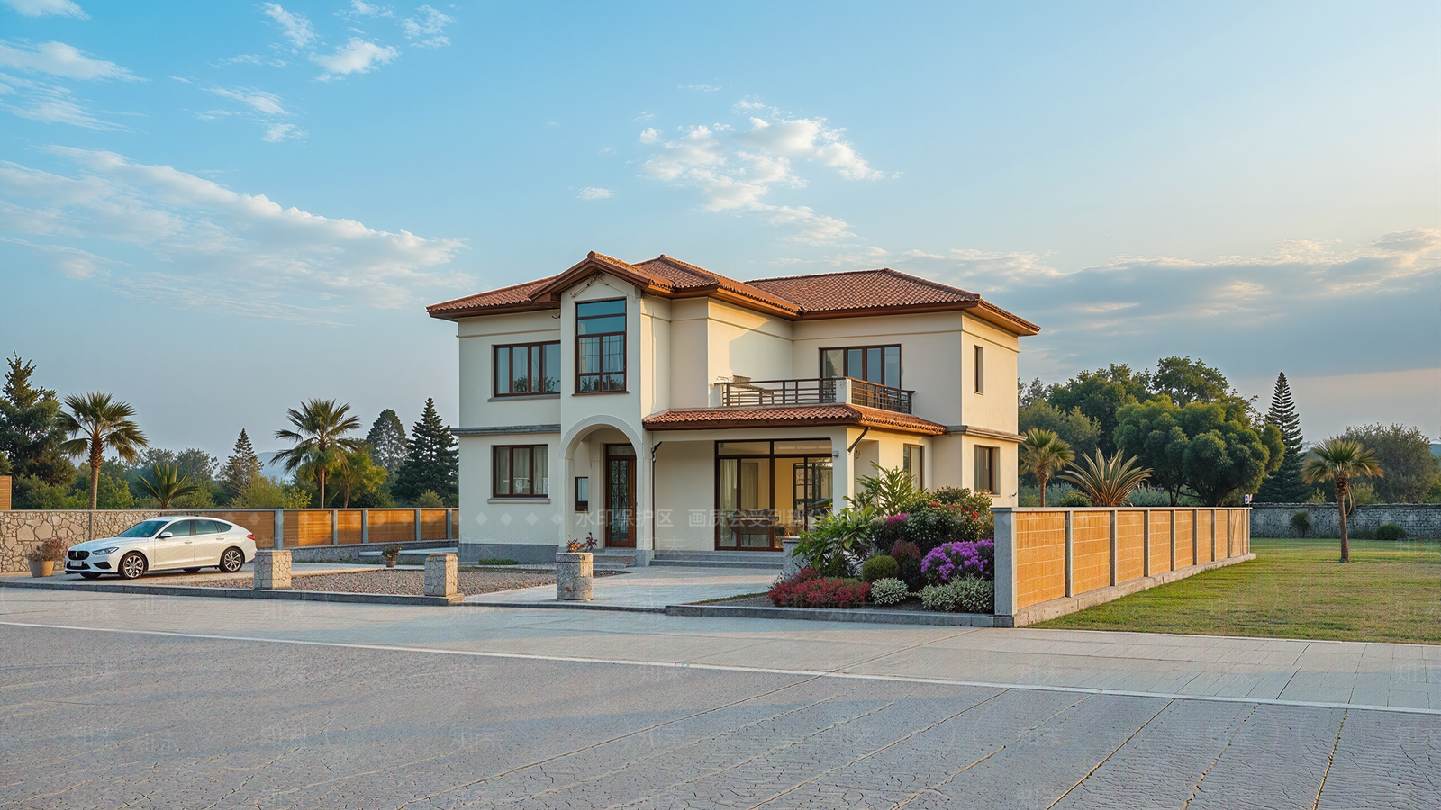 现代简约独栋别墅SU模型下载【ID:1201158670】