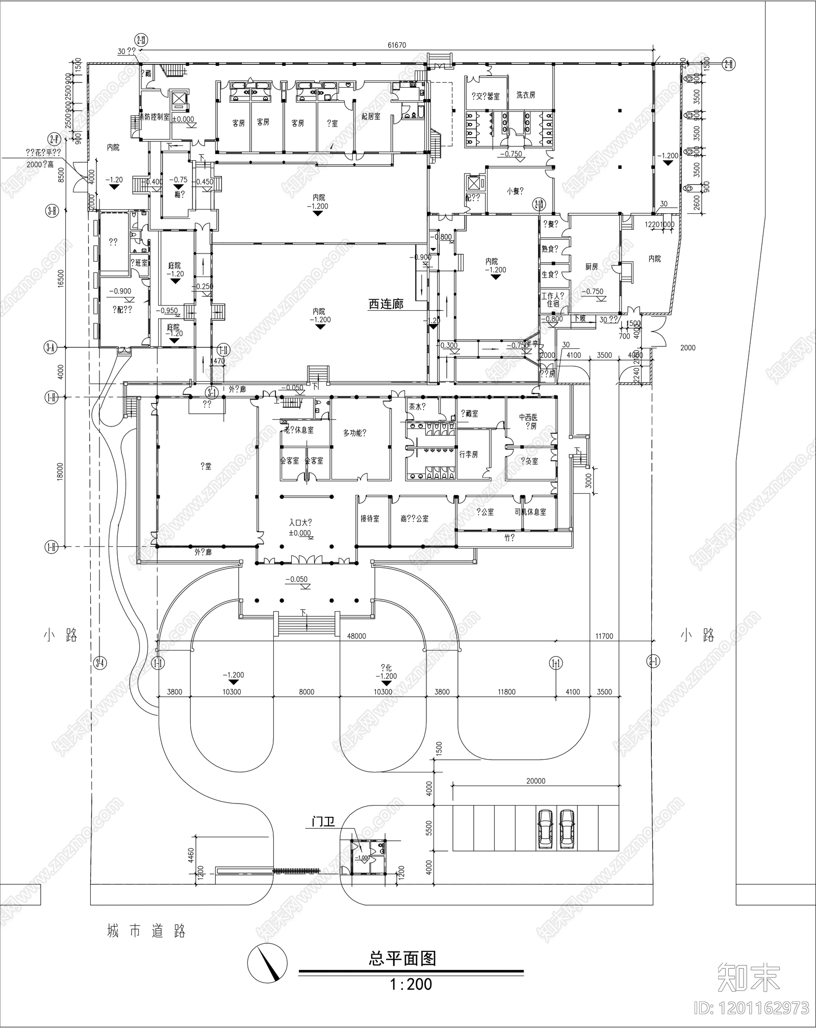 景观平面图cad施工图下载【ID:1201162973】
