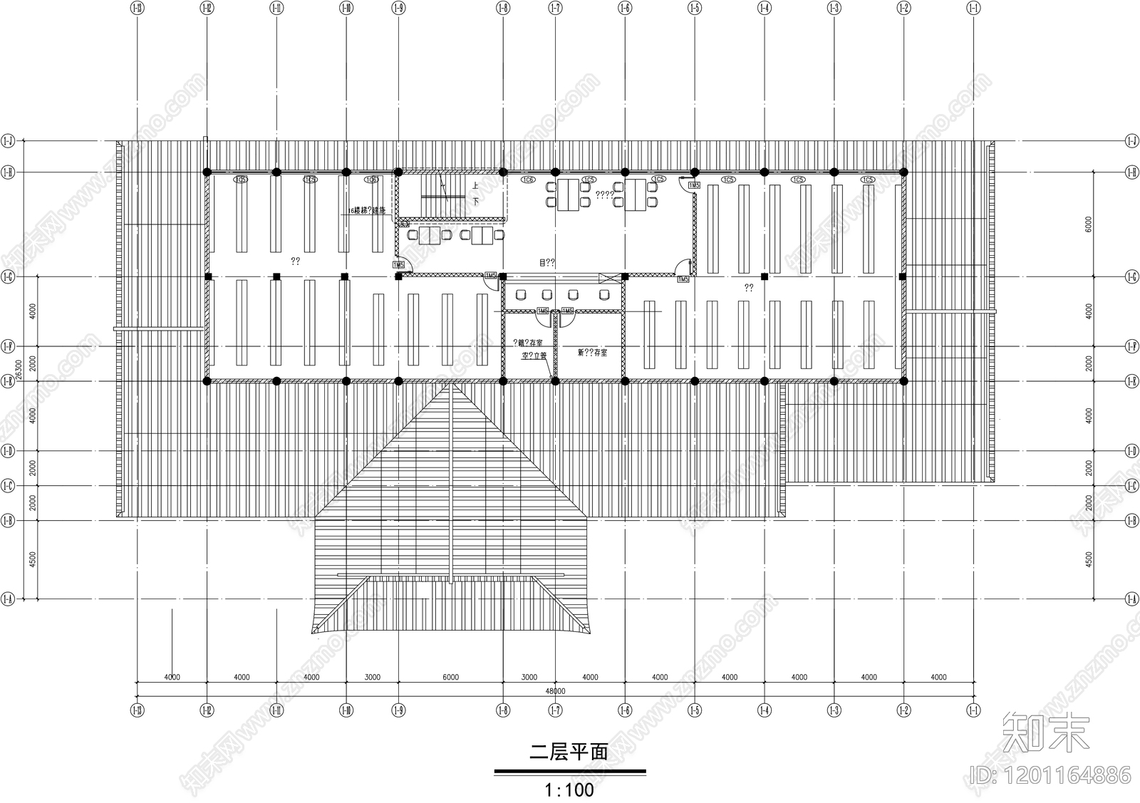 仿古建筑cad施工图下载【ID:1201164886】