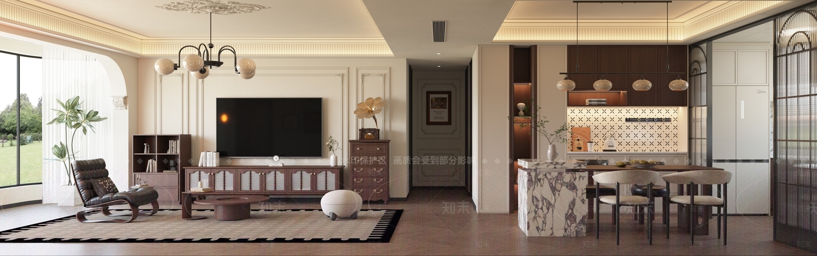 深色木质斗柜斗柜3D模型下载【ID:1227256069】