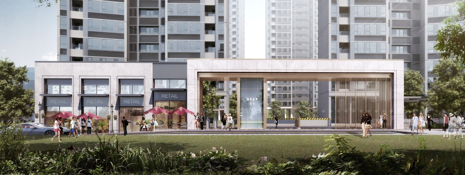 现代小公建SU模型下载【ID:1201167354】