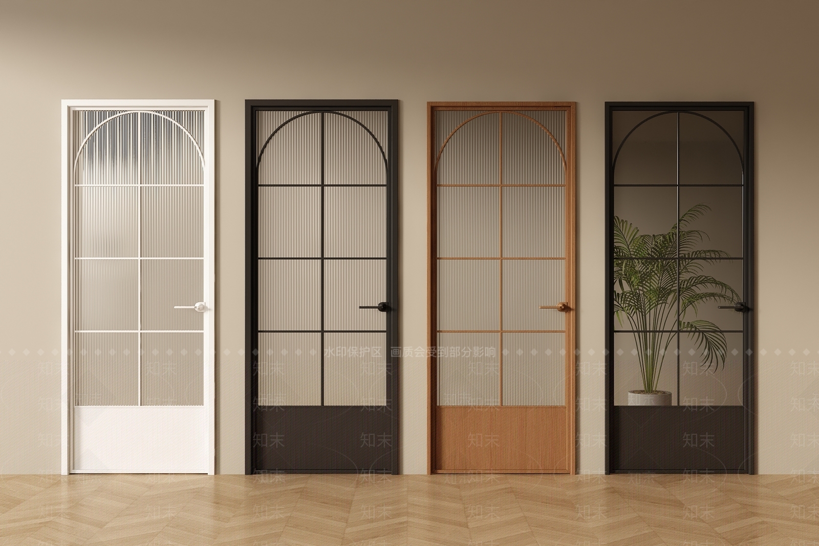 中古法式单开门3D模型下载【ID:1201168499】