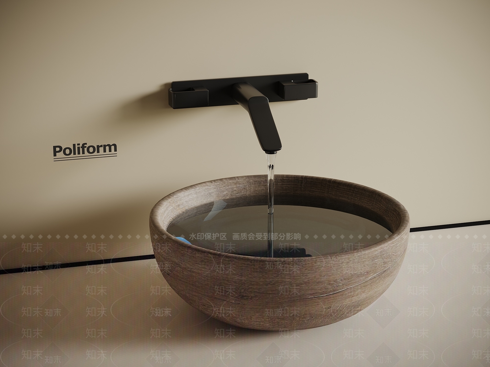 台盆3D模型下载【ID:1201172850】
