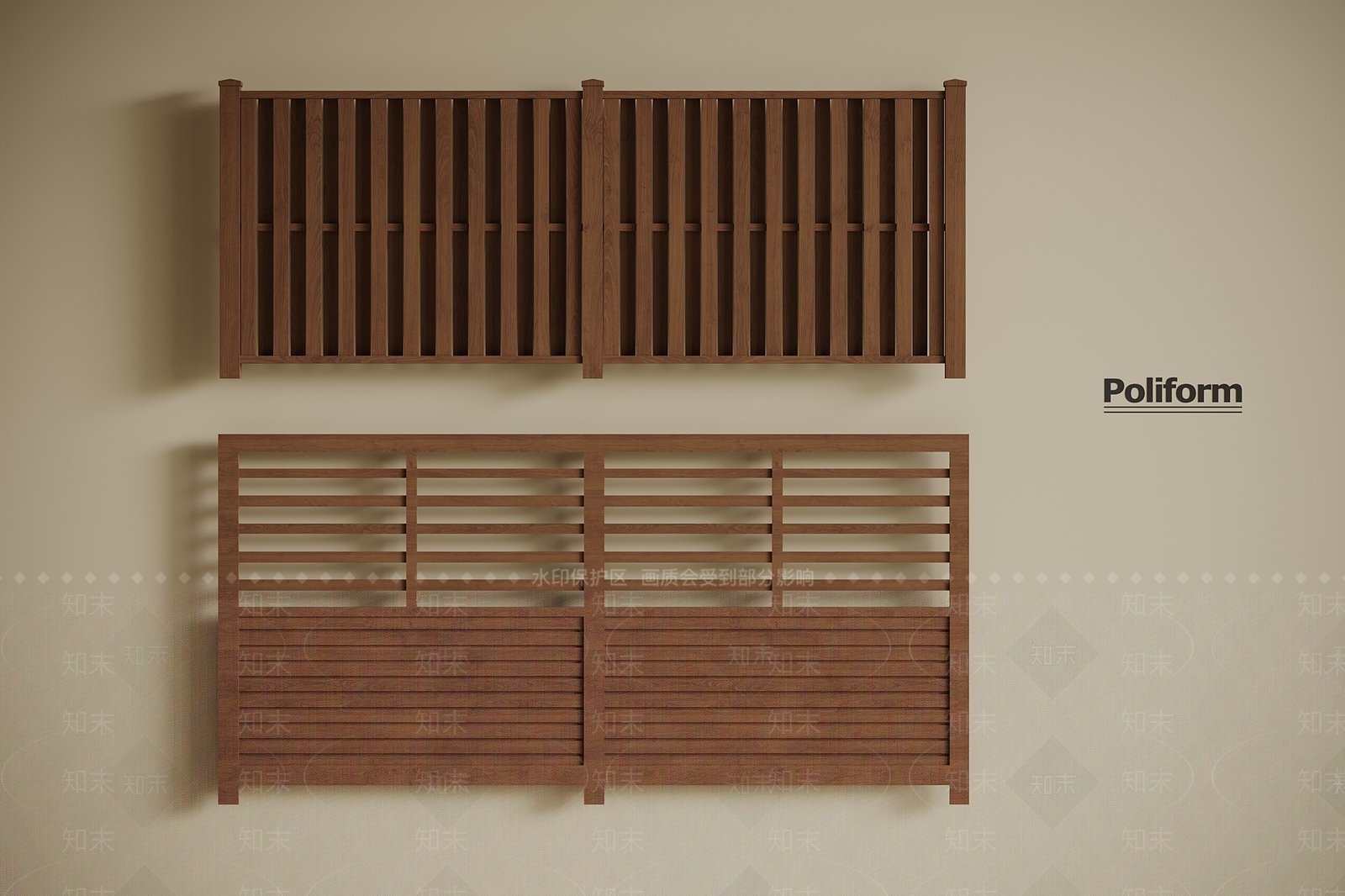 现代栏杆3D模型下载【ID:1201173226】