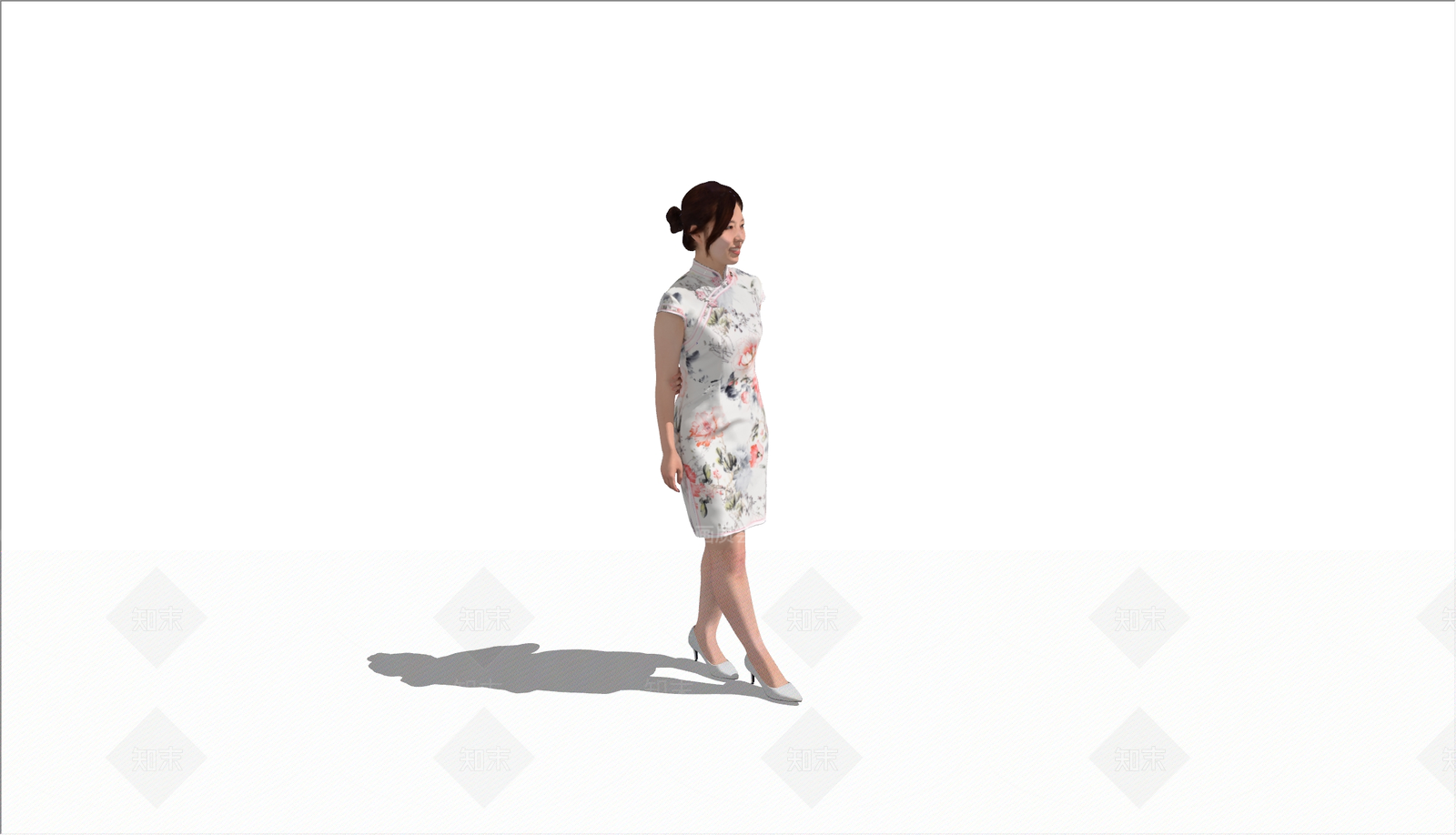 女人SU模型下载【ID:1201177905】