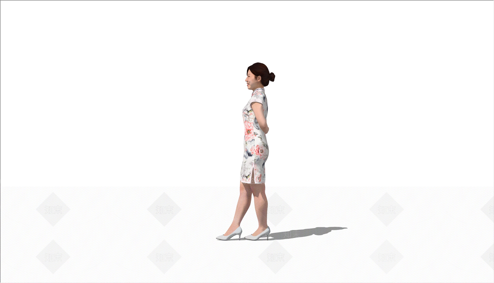 女人SU模型下载【ID:1201177905】