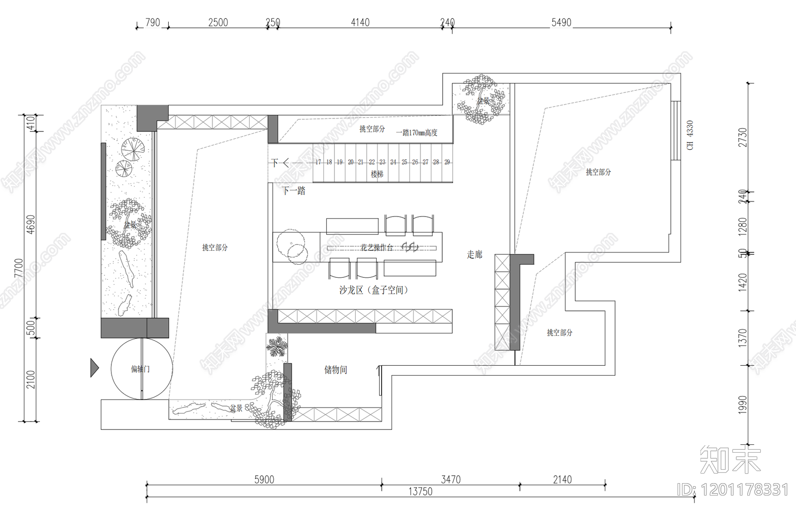 现代会所cad施工图下载【ID:1201178331】