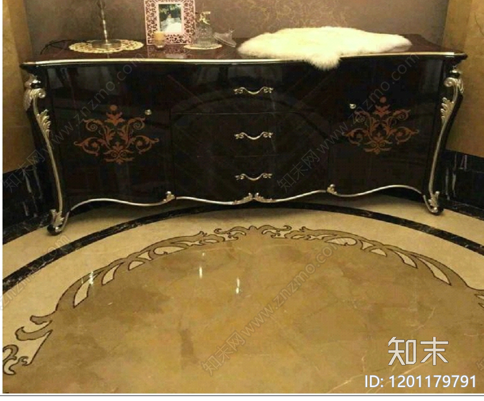 法式柜子cad施工图下载【ID:1201179791】