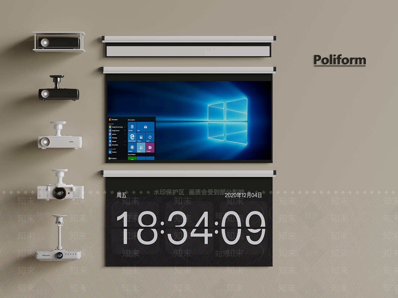 电视3D模型下载【ID:1201181377】