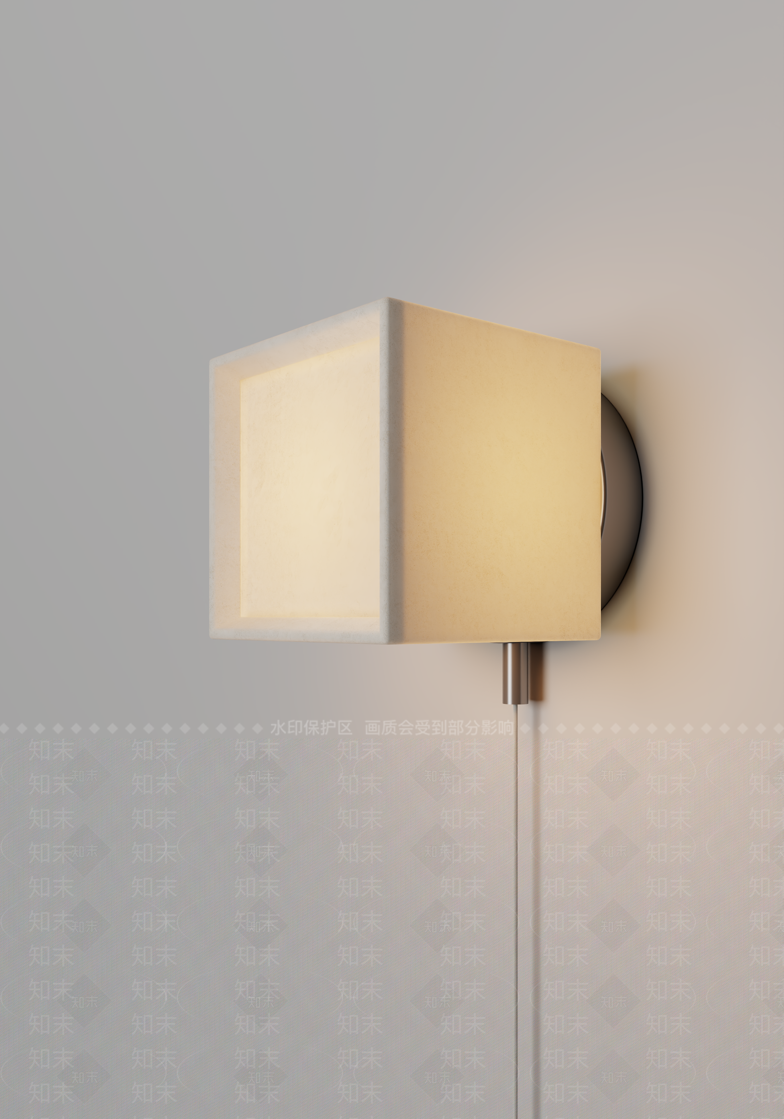 现代壁灯3D模型下载【ID:1201183122】
