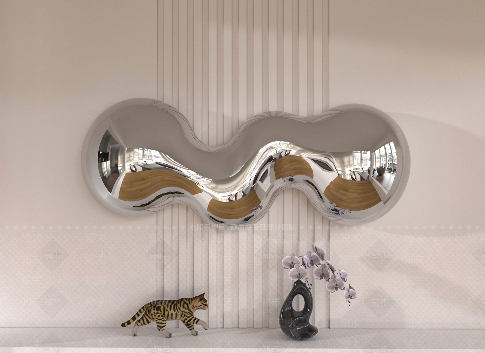 现代挂件3D模型下载【ID:1201183930】