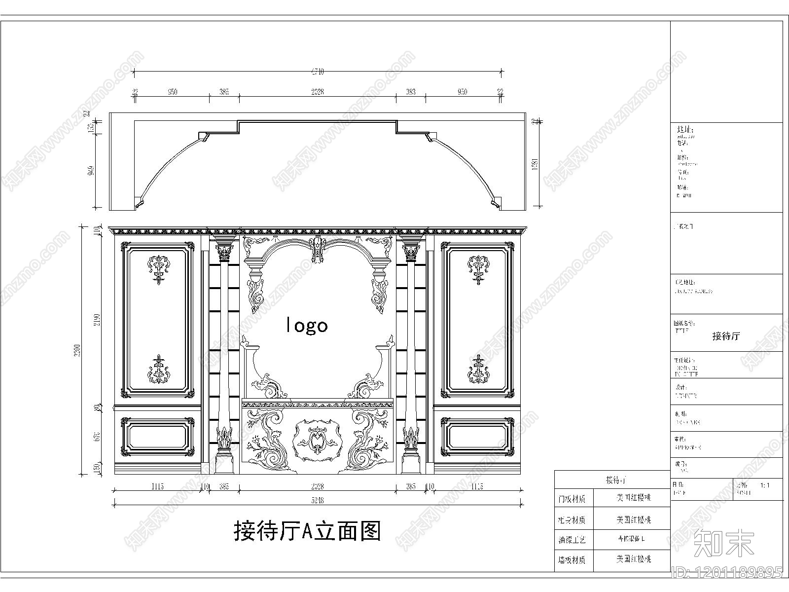 欧式其他商业空间cad施工图下载【ID:1201189895】