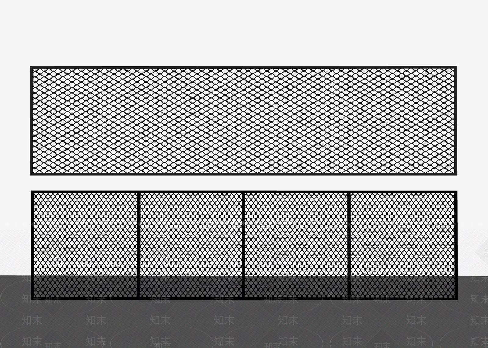 现代工业其他围挡围栏SU模型下载【ID:1201190831】