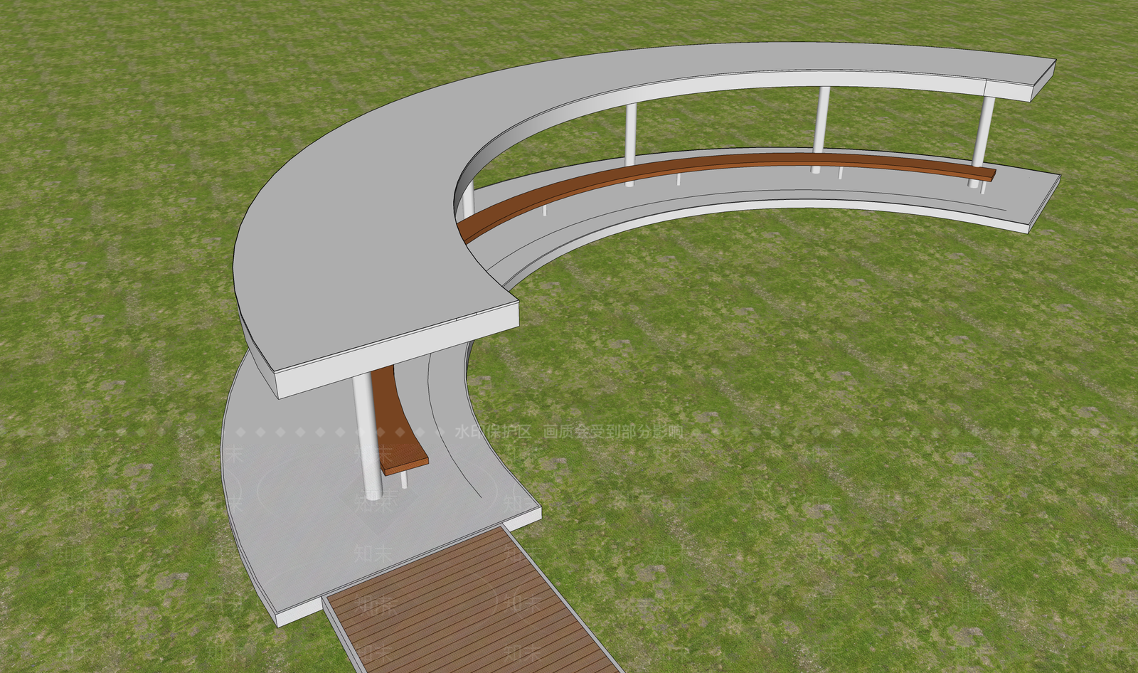 现代其他景观小建筑SU模型下载【ID:1201190837】