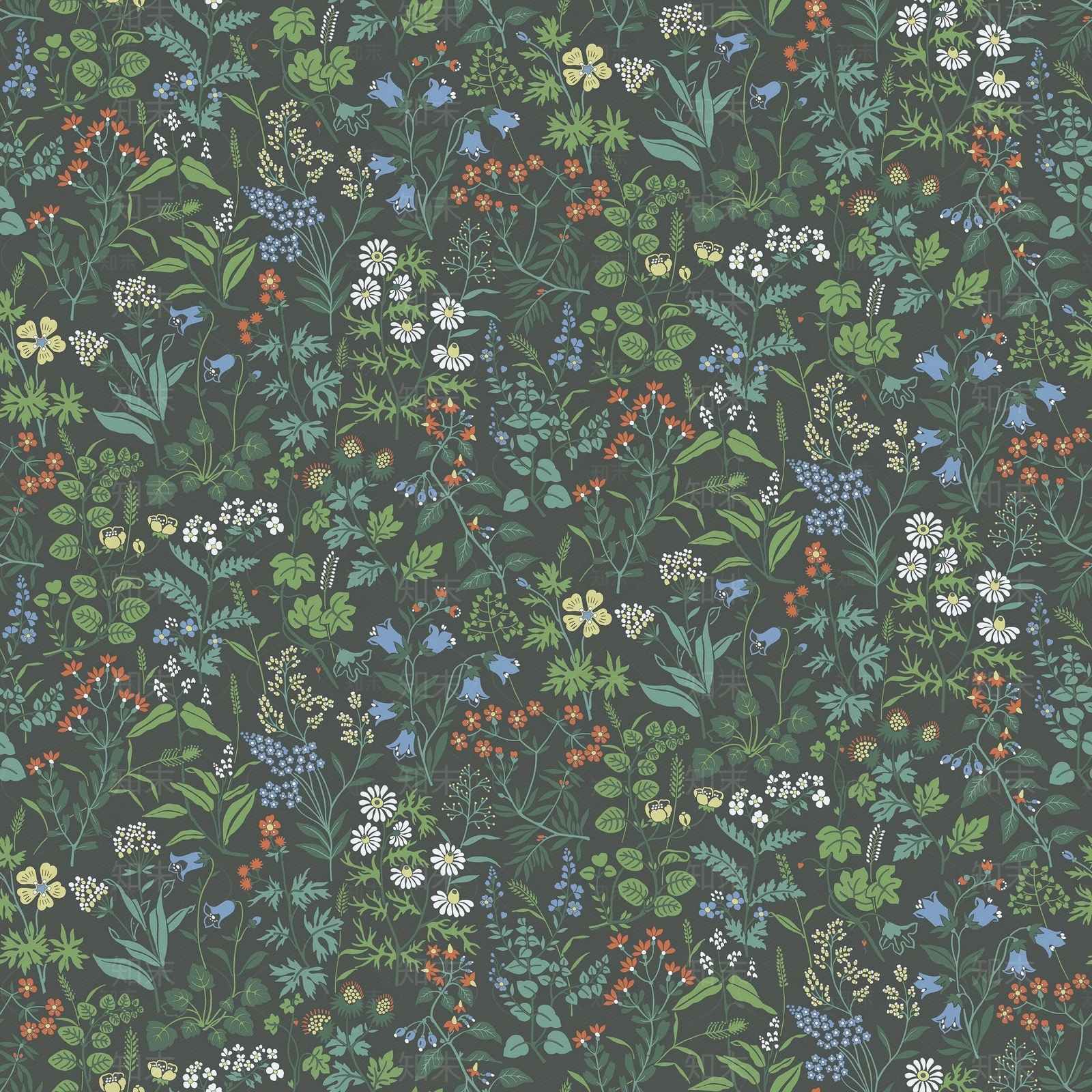 现代欧式花纹壁纸贴图下载【ID:1201192539】