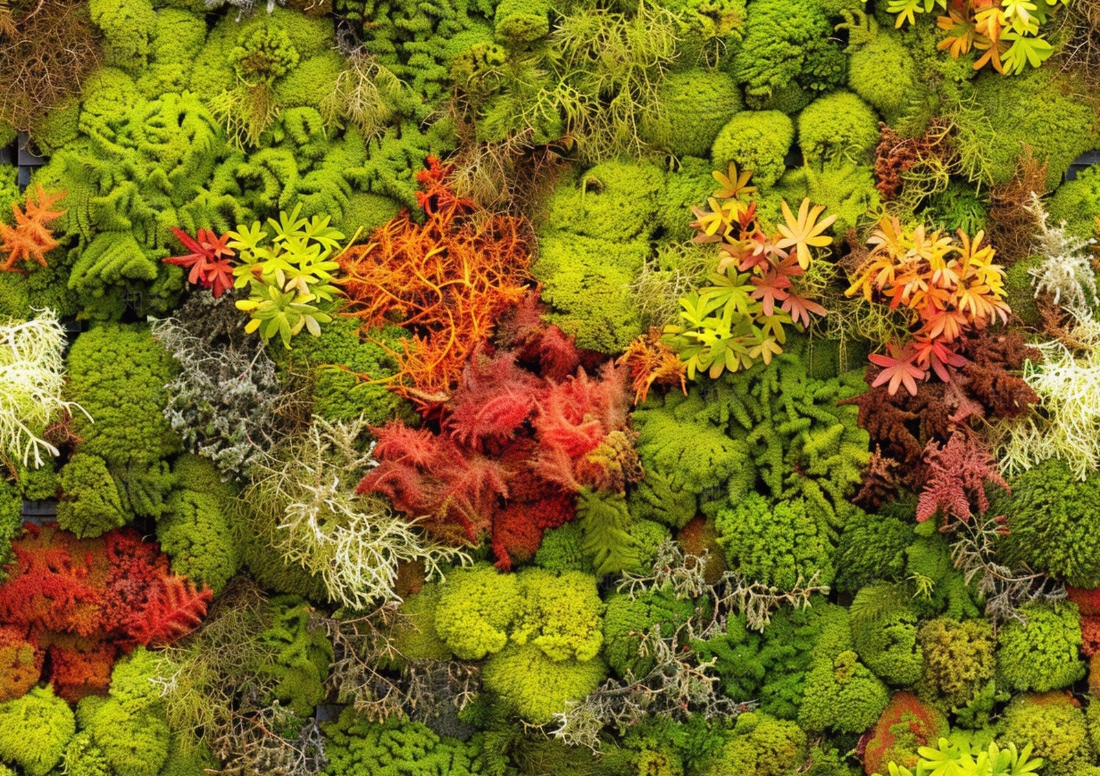 现代绿植墙贴图下载【ID:1201197467】