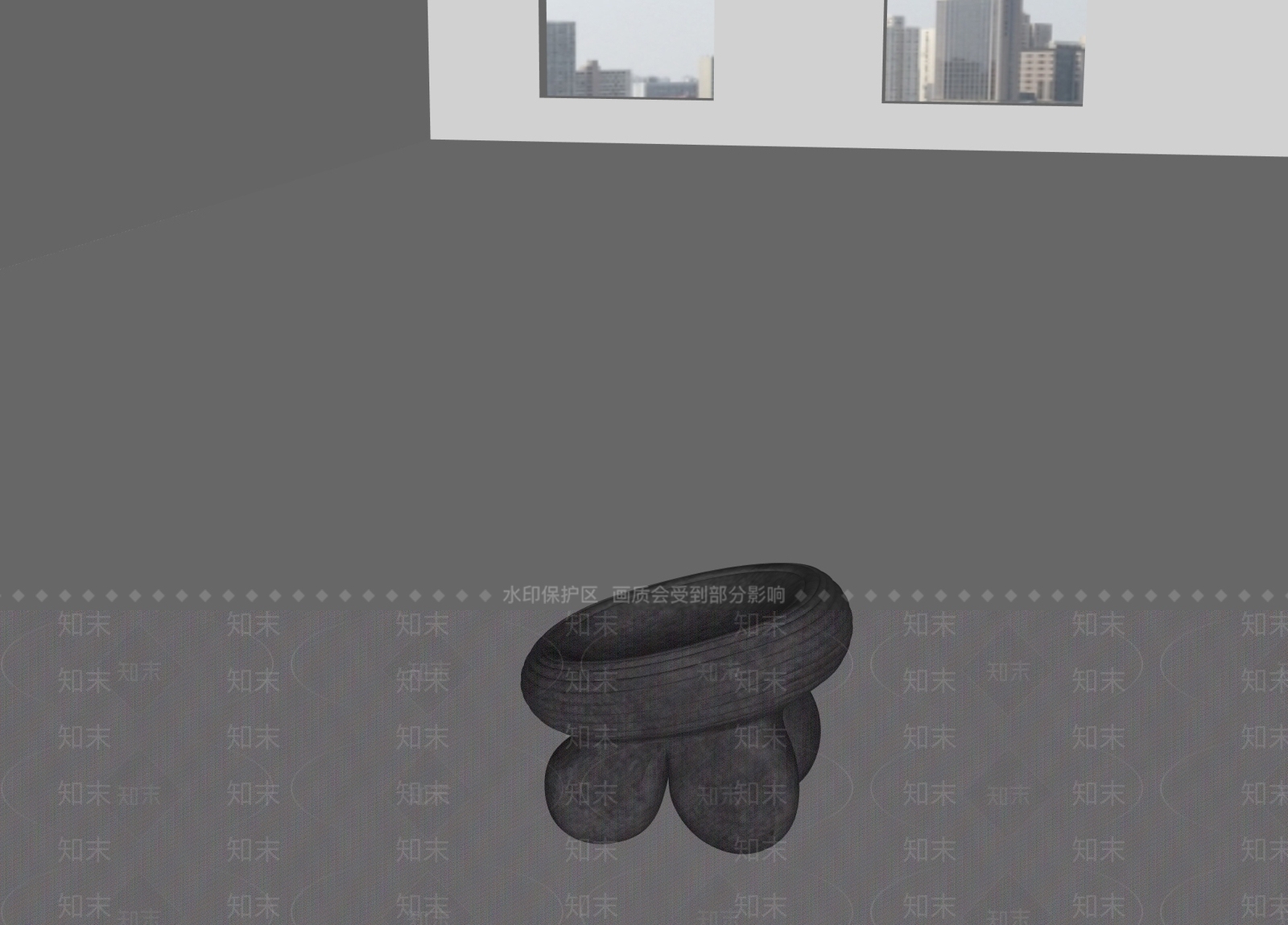现代极简儿童椅SU模型下载【ID:1201203945】