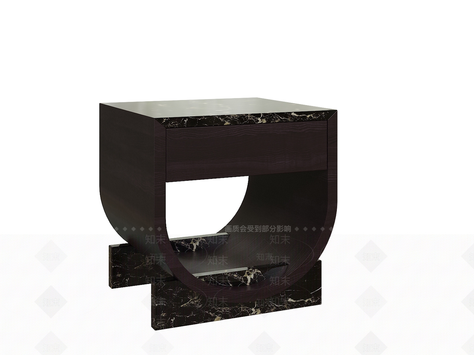现代床头柜3D模型下载【ID:1201207026】