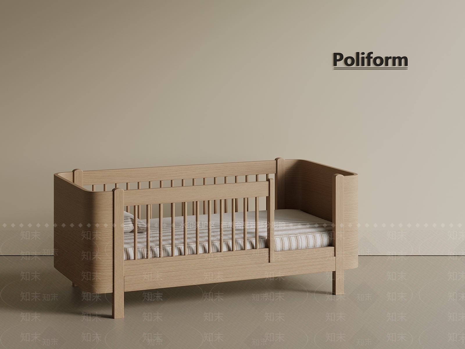 中古新中式儿童床SU模型下载【ID:1201209336】
