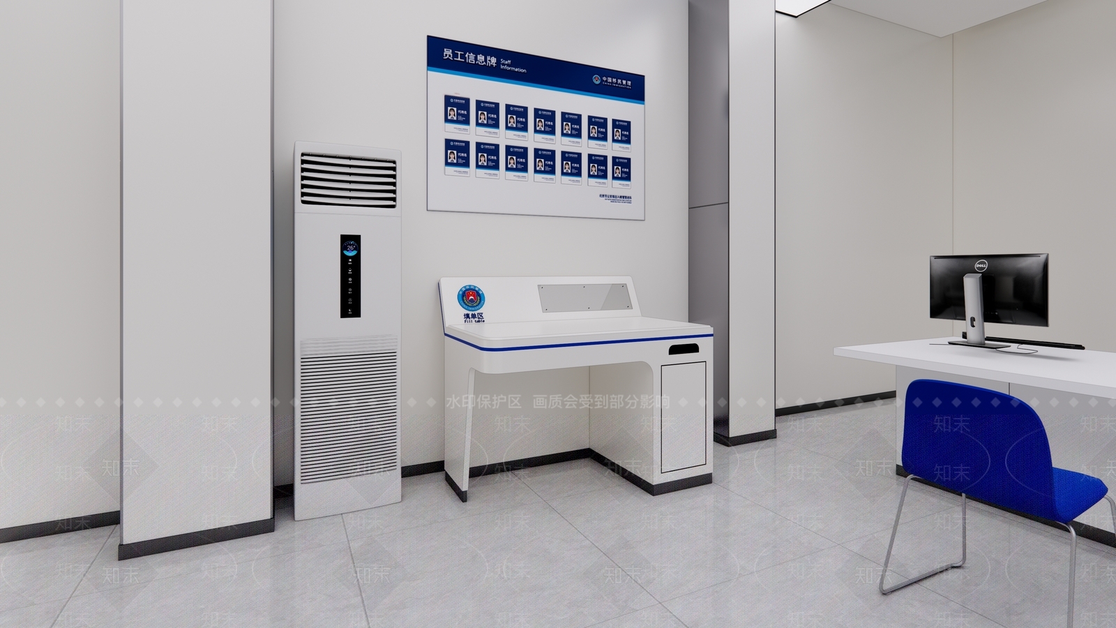 现代其他办公区域SU模型下载【ID:1201211209】