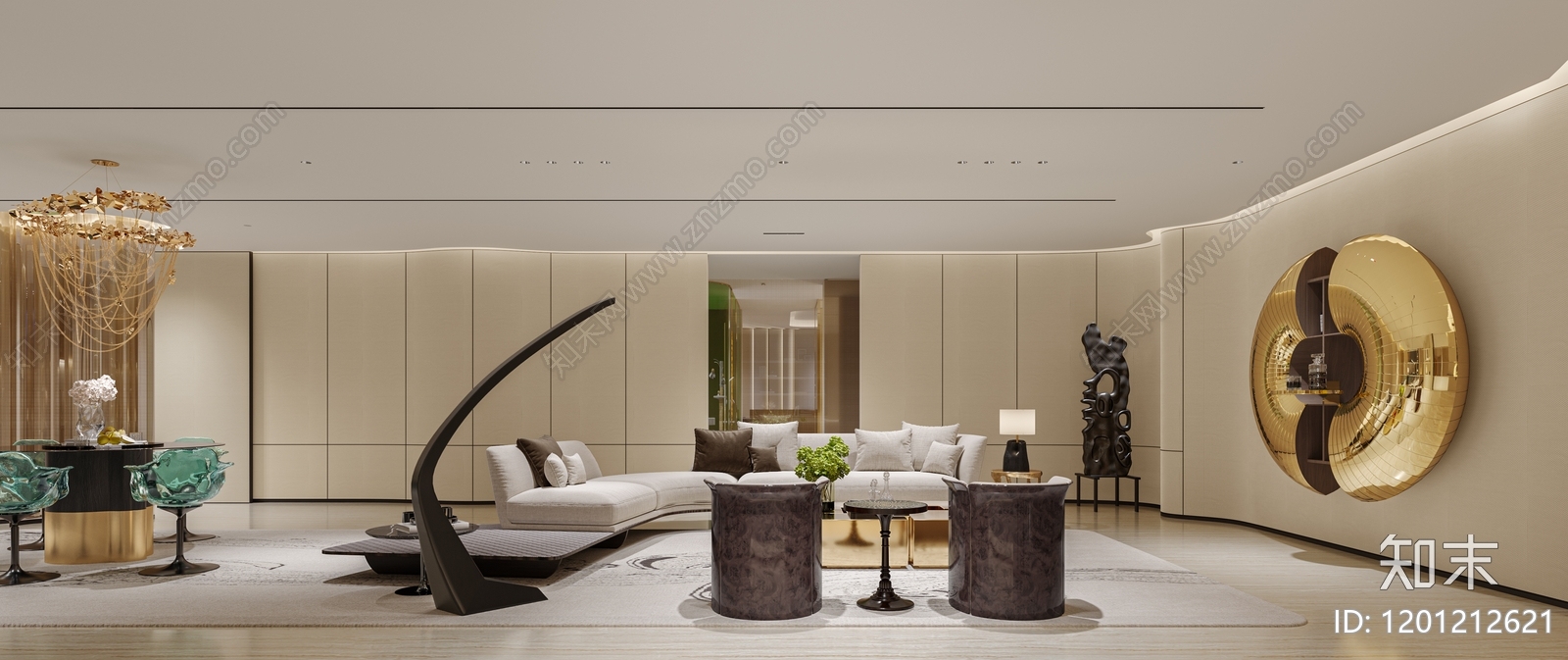 样板间施工图下载【ID:1201212621】