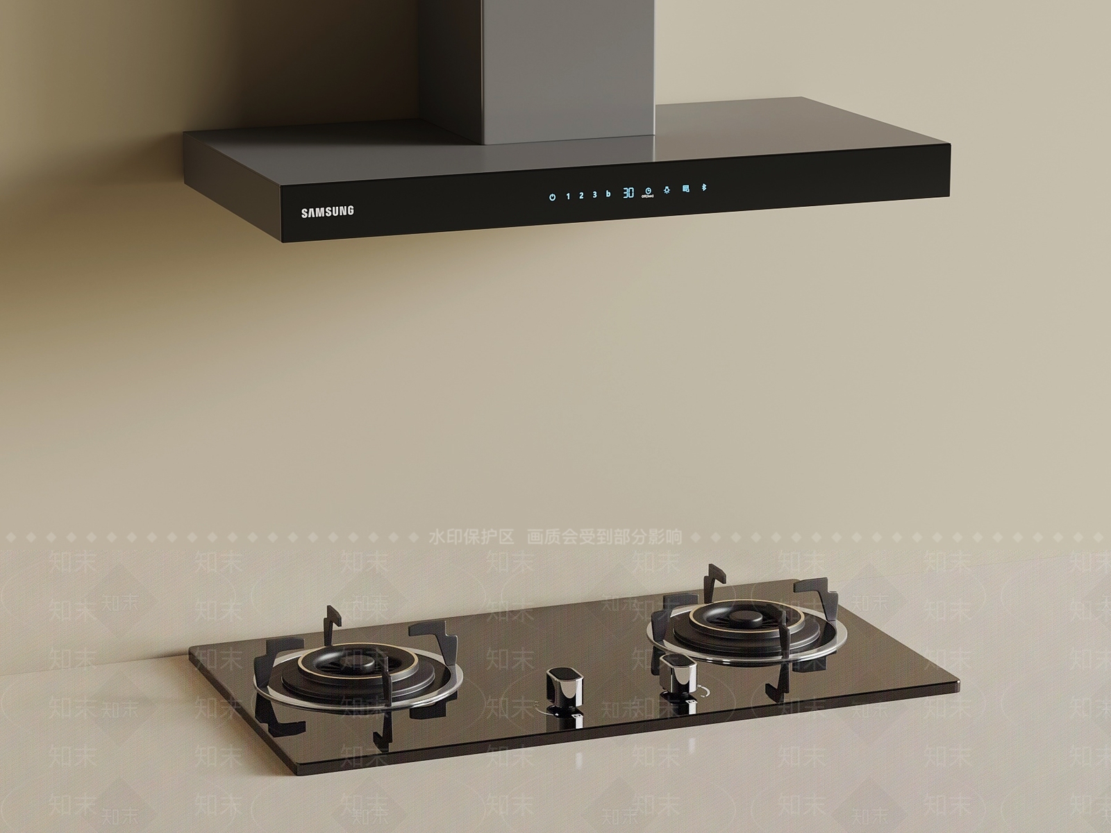 油烟机3D模型下载【ID:1201219892】