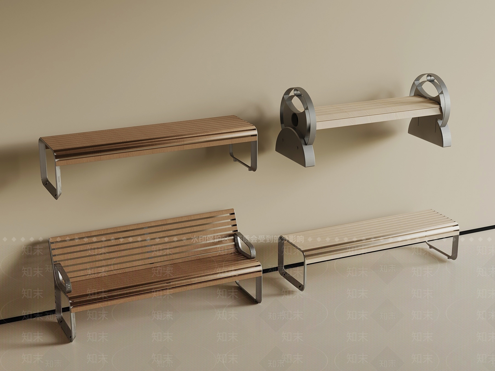 现代户外椅SU模型下载【ID:1201219920】