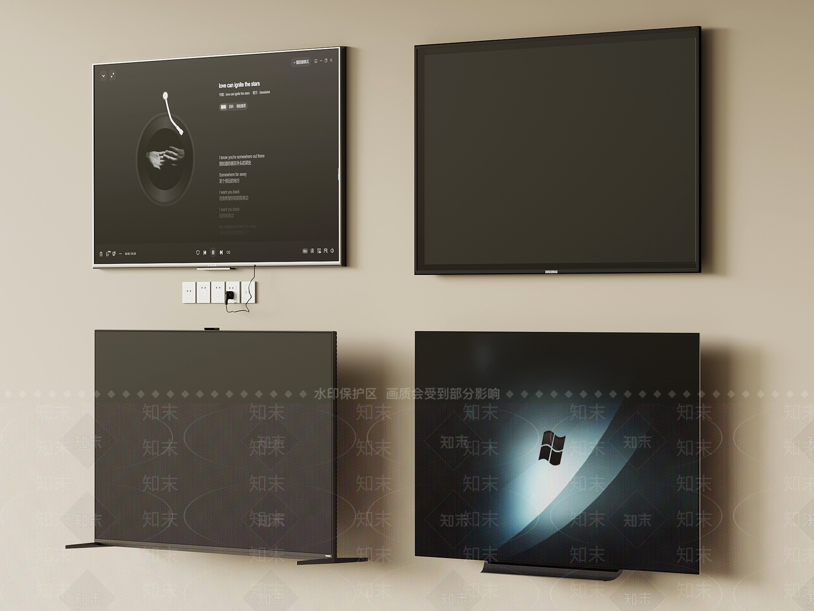 电视3D模型下载【ID:1201221289】