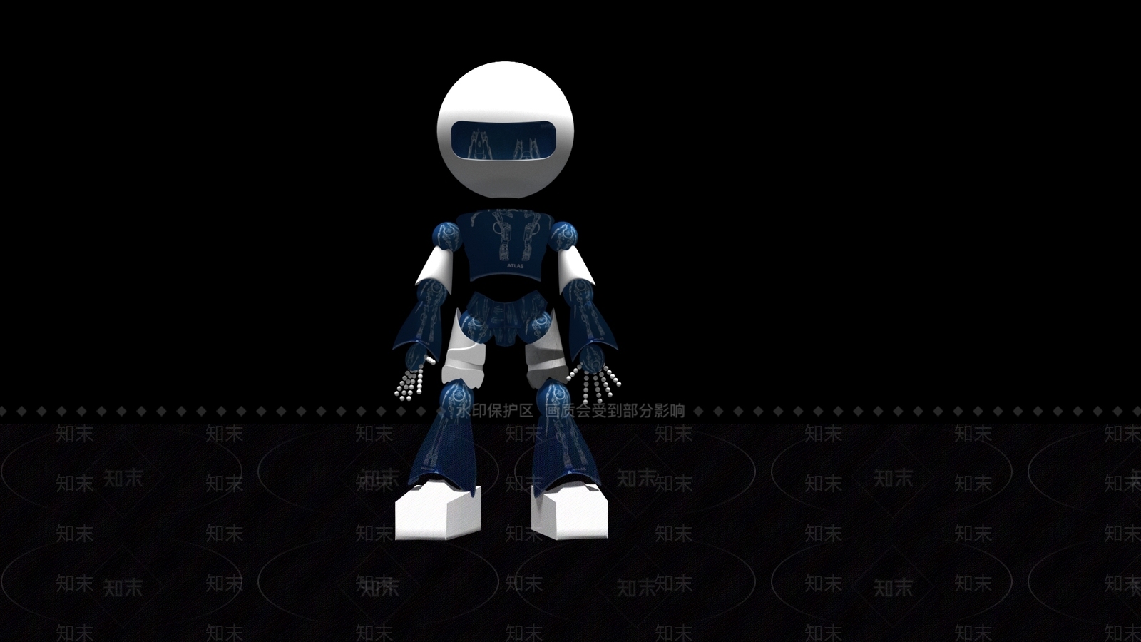 现代智能导购机器人3D模型下载【ID:1201223284】