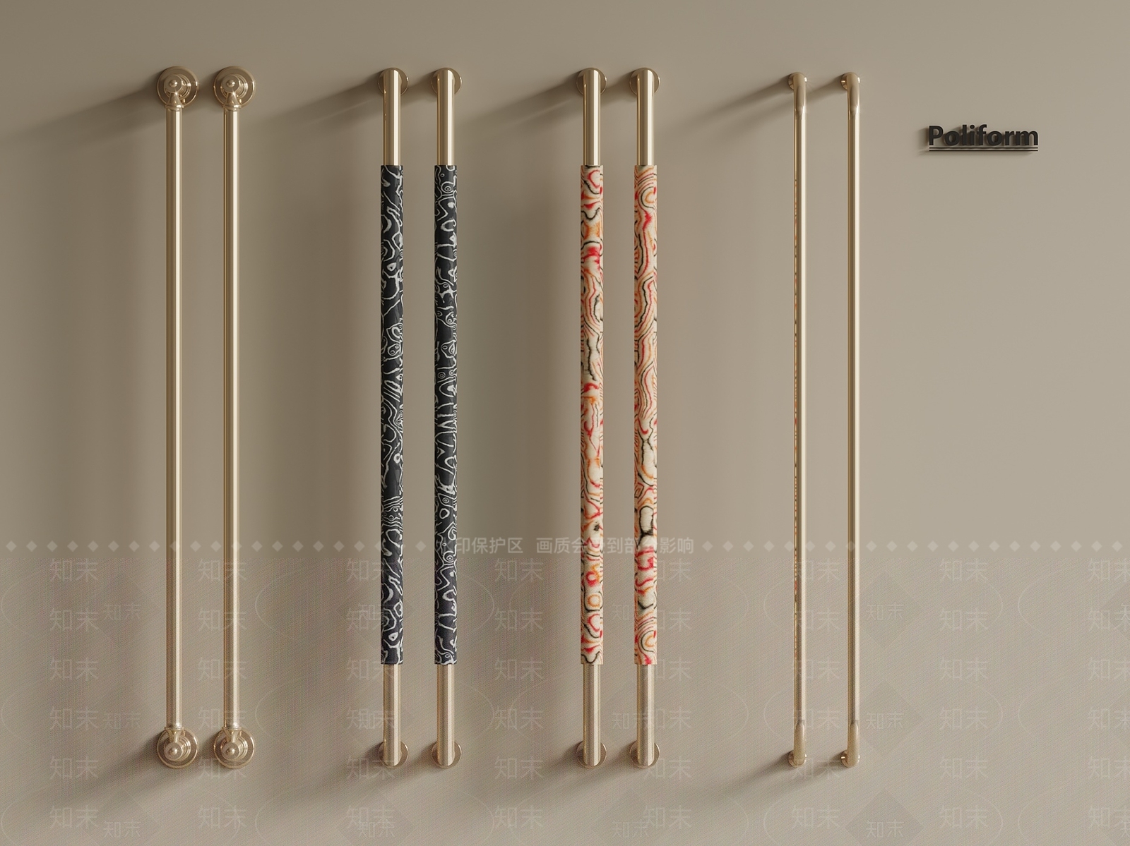 意式轻奢拉手SU模型下载【ID:1201224964】