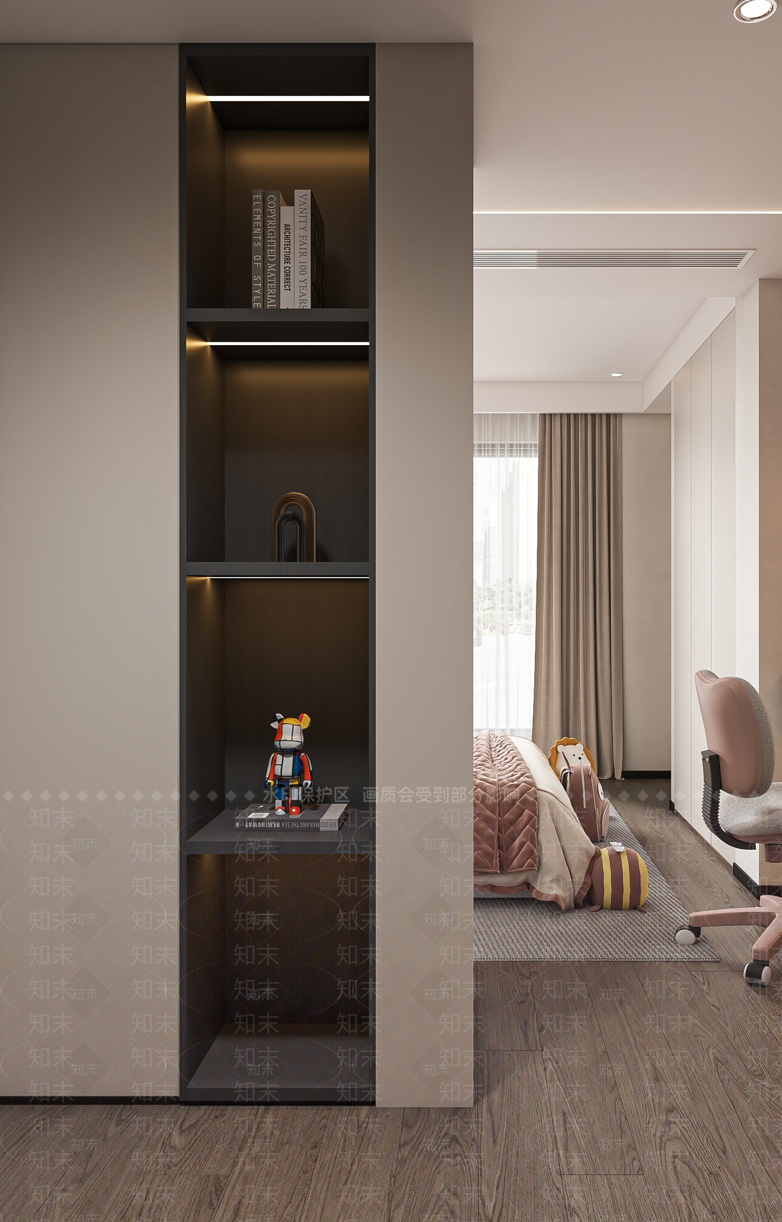 现代意式衣帽间3D模型下载【ID:1201228032】