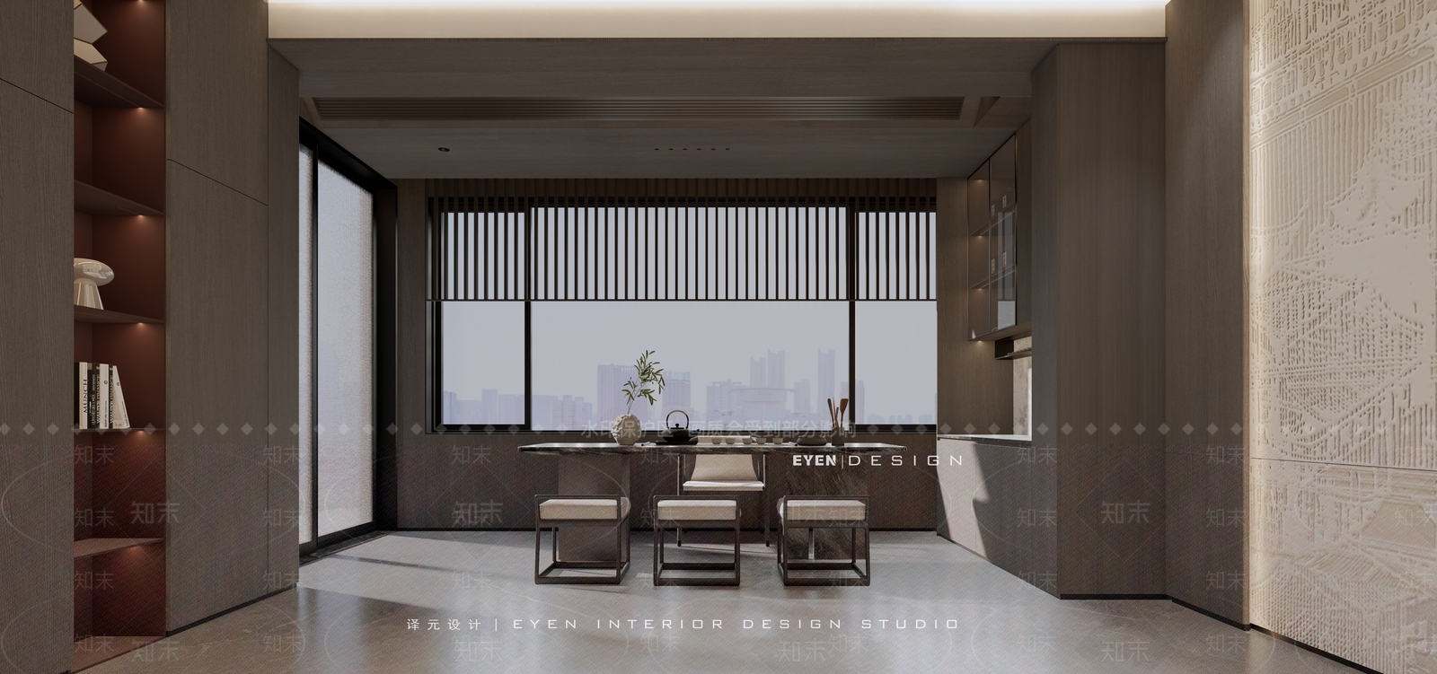 新中式现代会所SU模型下载【ID:1201314552】
