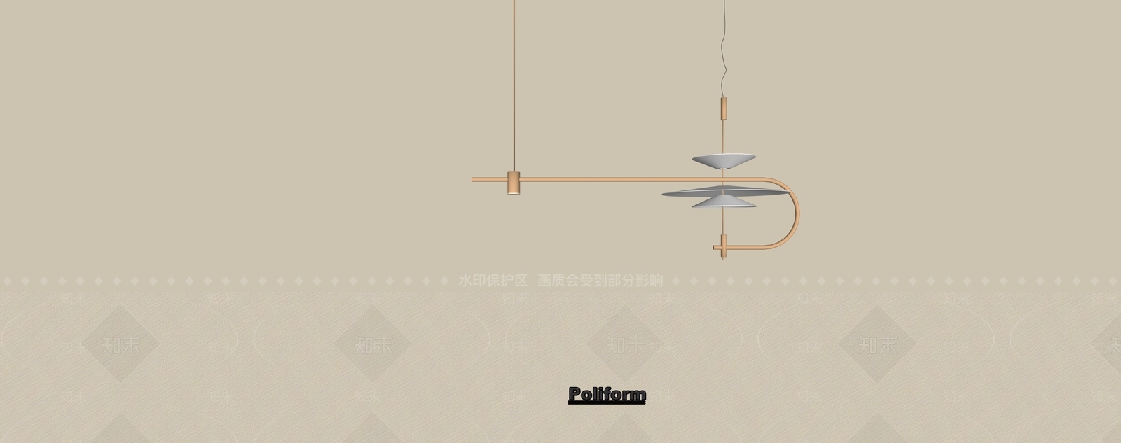 现代新中式吊灯SU模型下载【ID:1201231179】