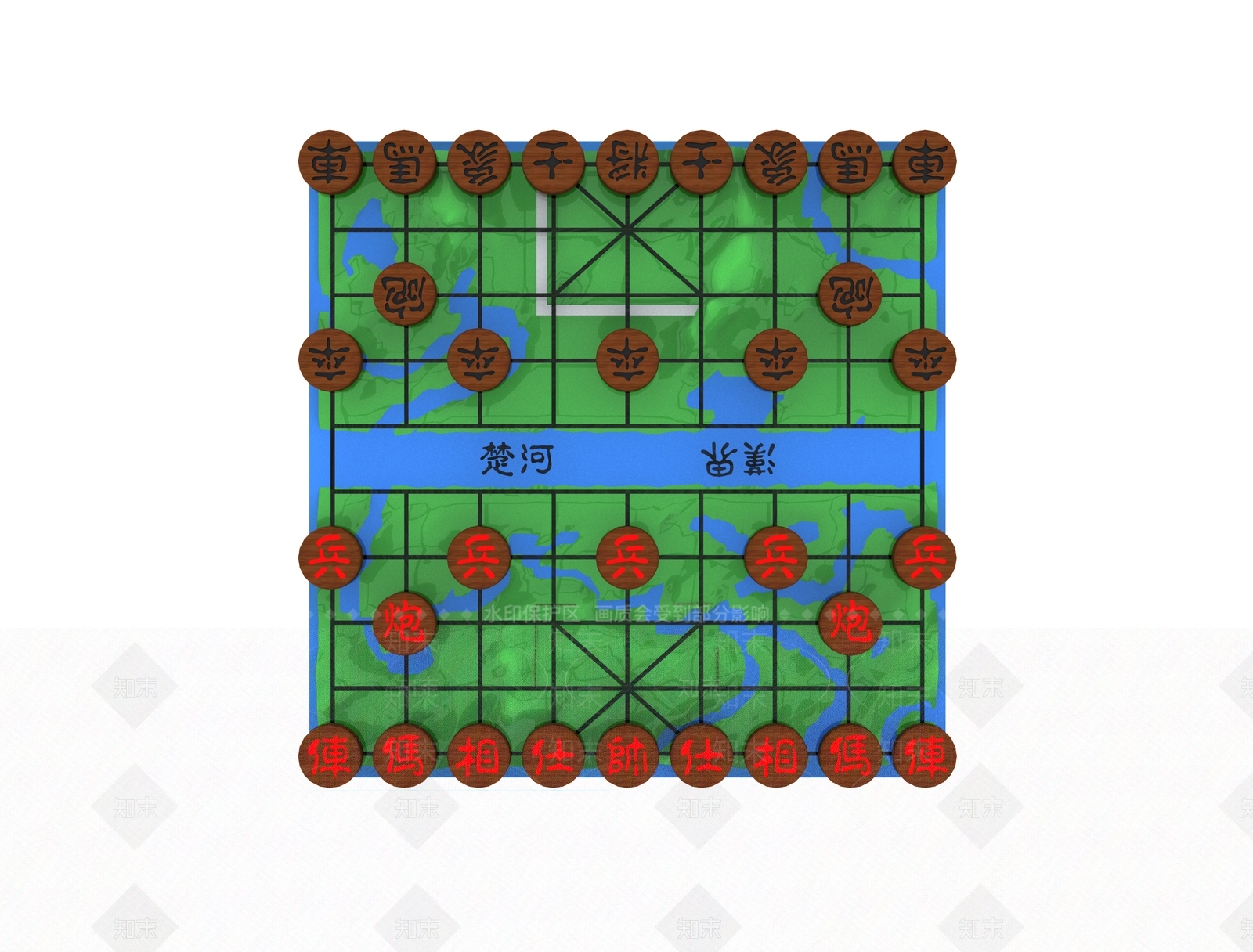 中古新中式摆件组合3D模型下载【ID:1201233120】