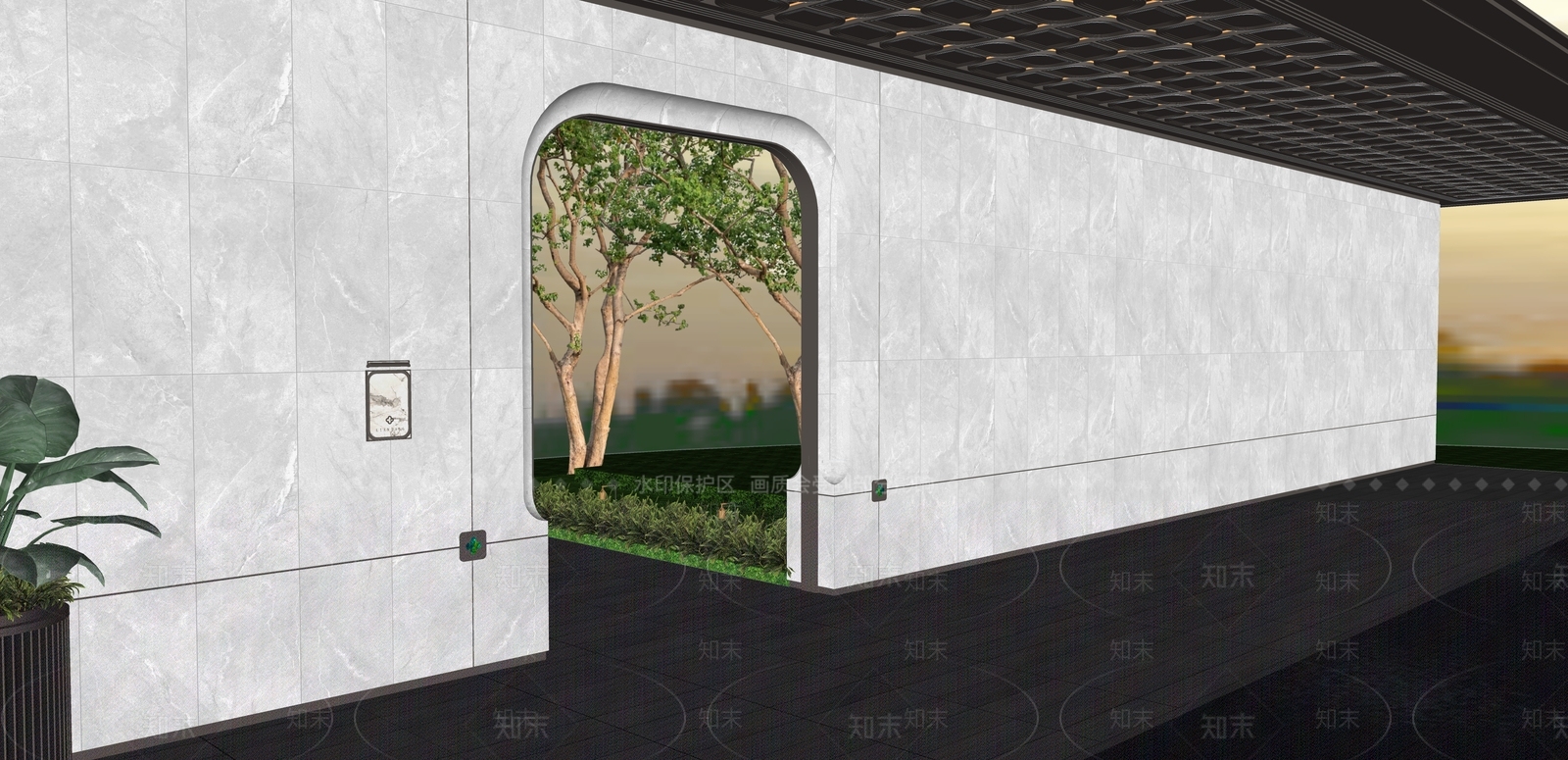 法式轻奢其他景观小建筑SU模型下载【ID:1201234018】