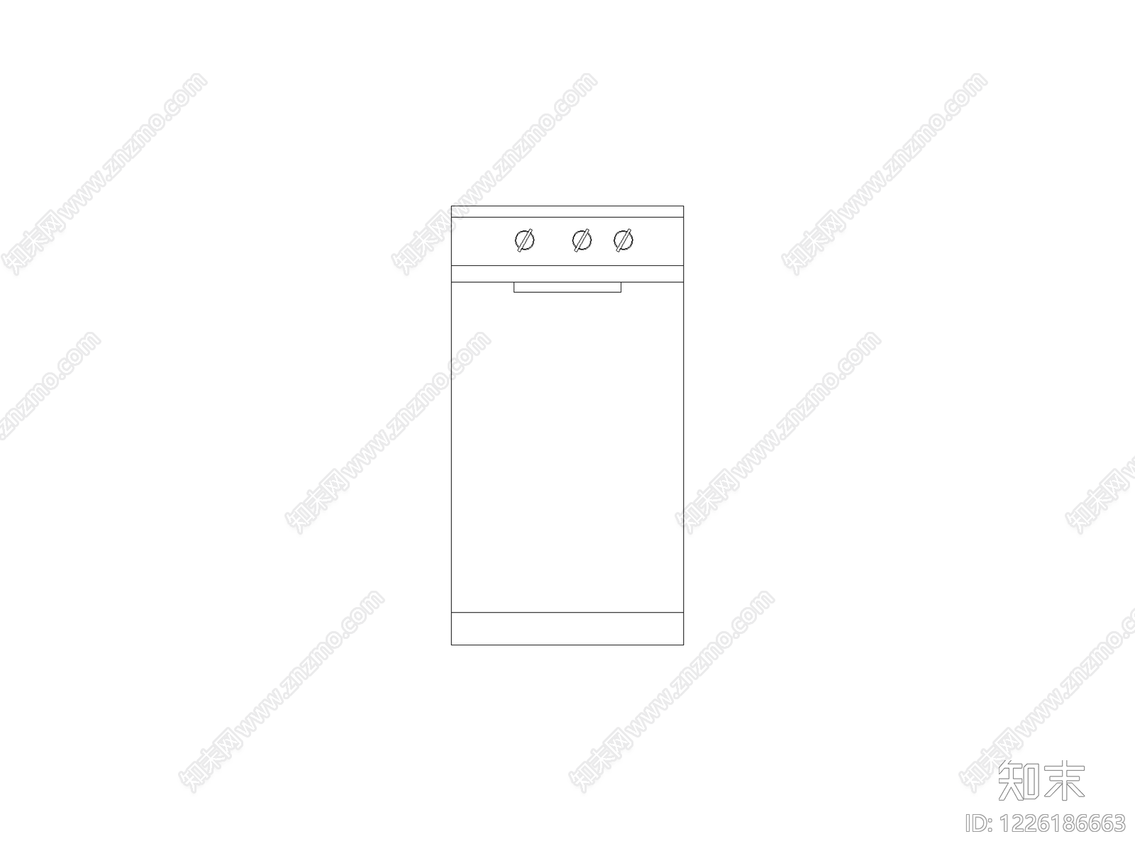 厨房设施CAD图纸