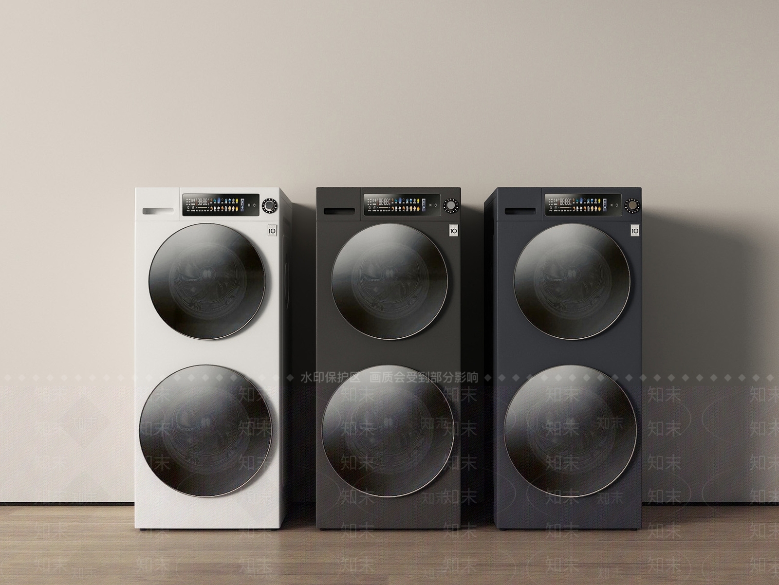 洗衣机3D模型下载【ID:1201236540】