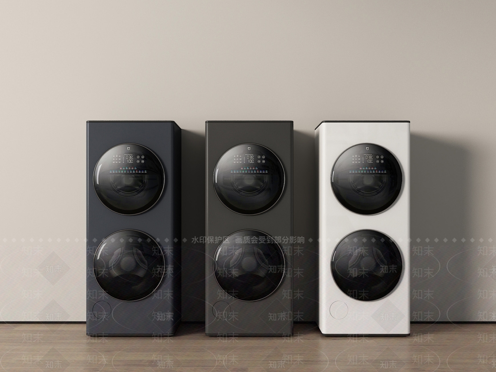 洗衣机3D模型下载【ID:1201236541】